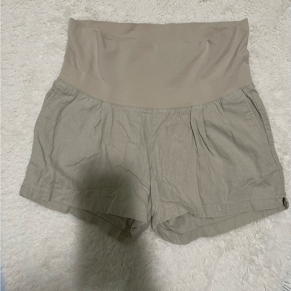 Old Navy Maternity Short SZ XS Beige